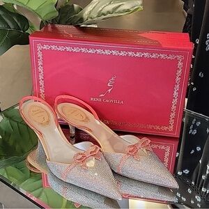 Rene Caovilla Terina Crystal Heels